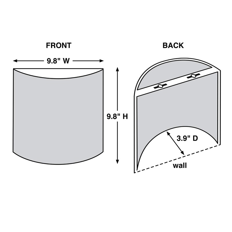 It's Exciting Lighting IEL-2901 London Barrel Wireless Wall Sconce, Amber