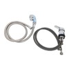 Shampoo Bowl Faucet 70cm Pipe 120cm Soft Hose Shampoo Bed
