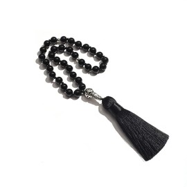 Hovaete Tasbih Prayer Beads Allah & Muhammad Islamic Prayer Rosary Muslim Islam Misbaha Tasbeeh Sibha 99 Prayer Beads Necklace 33 Prayer Beads Bracelet (8mm Black Onyx+33 Beads)