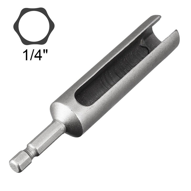 TA-VIGOR 12mm Nut Driver, 1/4 Quick-Change Hex Shank Slotted Drill