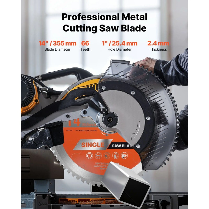 Circular Saw Blade 14 Inch 66 Teeth Metal Cutting Single