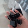 Square Plastic Plugs, 12 Pack 1" Inch Insert End Caps