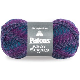 Patons Kroy Socks FX Celestial Colors Yarn - 6 Pack of 1.75oz/50g - Blended Fiber - 166 Yards - Knitting/Crochet