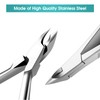 Toenail Clipper, Professional Stainless Steel Nail Clipper Ingrown Toenail Tool