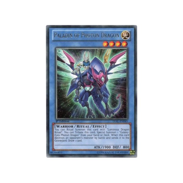 Yu-Gi-Oh! - Paladin of Photon Dragon (LVAL-EN045) - Legacy of