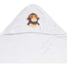 Azeeda 'Monkey Wearing Sunglasses ' Baby Hooded Towel (HT00035108)