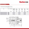 fischer N 5 x 40 Z Hammerfix Frame Fixing, Pack