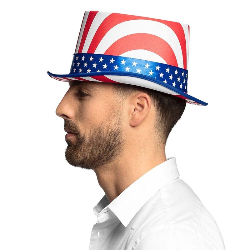 Boland 44963 USA Deluxe Hat Blue/White/Red, one size