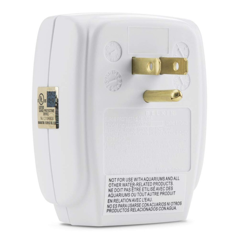Belkin 1-Outlet Home Series SurgeCube - Grounded Outlet Portable Wall