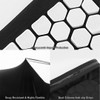 Honeycomb Short Football Shin Guards for Kids Youth Adults, Ankle