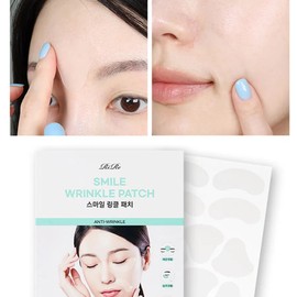 5 smile wrinkle patches (10 patches x 5) 3 types of wrinkles around the eyes and between the eyebrows / 스마일 링클 패치 5매(10패치x5)  눈가 팔자 미간 주름 3종 케어