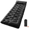 KASBAH Camping Sleeping Pad with Built-in Pillow,Extra Thick 6" Inflatable