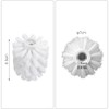 GERUIKE Toilet Brush Head, White, Replacement Brush Head for Toilet
