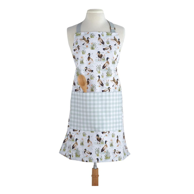 Ulster Weavers Apron-Cotton, Sage, One Size