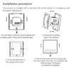 MincoHome Touch Screen Thermostat Electric/Water/Gas Boiler Heating Control Easy DIY