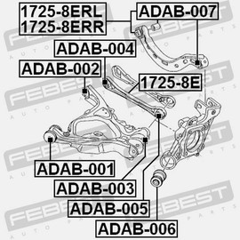 FEBEST ADAB-006 Spark Plugs