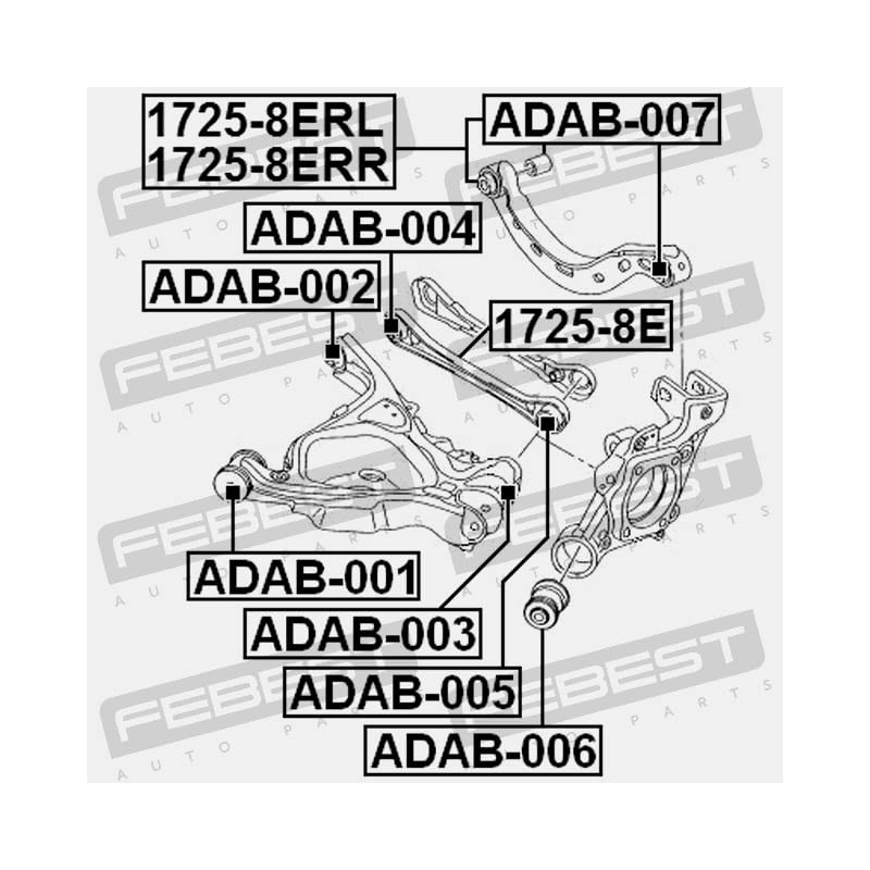 FEBEST ADAB-006 Spark Plugs