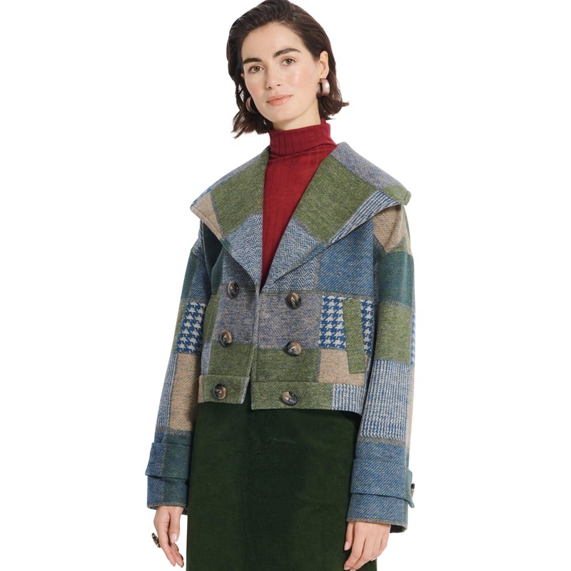 BURDA X05860BURDA Misses' Double-Breasted Jacket and Coat Sewing Pattern Packet,