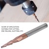 Tapered End Mills Strong Durable Long Service Life Excellent Chip