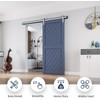 EaseLife 6.7 FT Brushed Nickel Sliding Barn Door Hardware Track