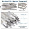 Yipscazo 20 Sheets Peel and Stick Stone Metal Backsplash, PVC