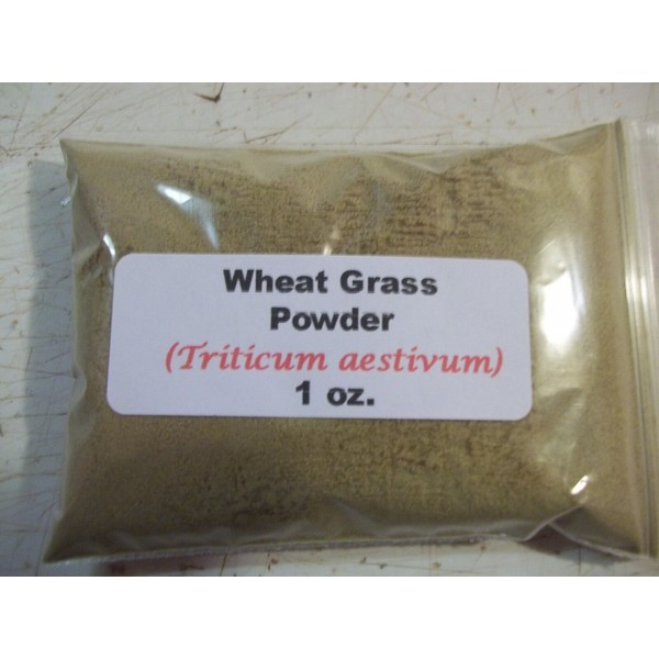 Wheat Grass 1 oz. Wheat Grass Powder (Triticum aestivum)