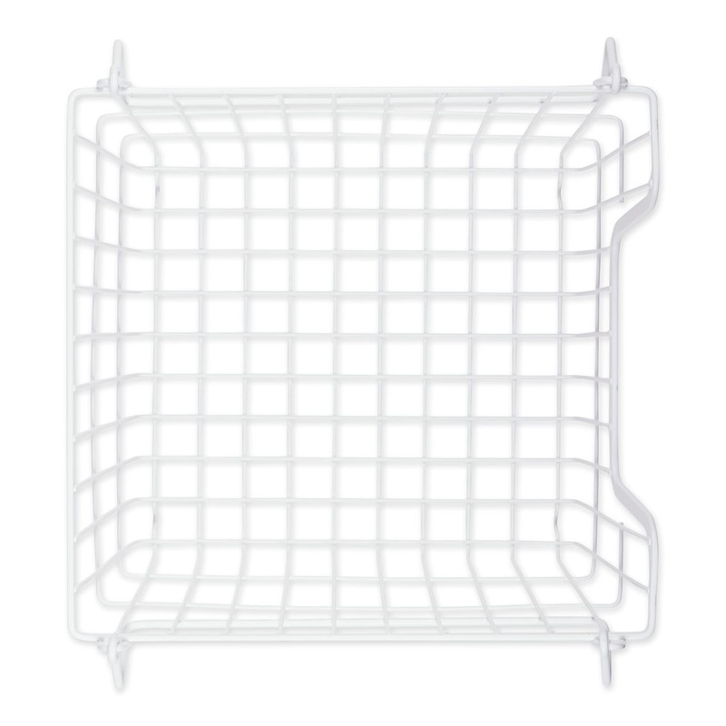 DII Metal Wire Mesh Stackable Utility Storage Bin, Large, 11x11x11,