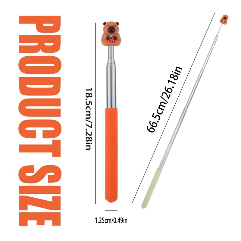 2PCS Lexziuo Retractable Pointer Stick for Classroom, Telescopic Teacher Pointer