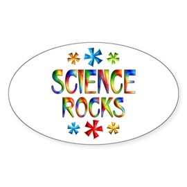 CafePress Science Oval Car Bumper Sticker