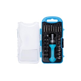 BlueSpot 30PCE Ratchet Screwdriver and Socket Set