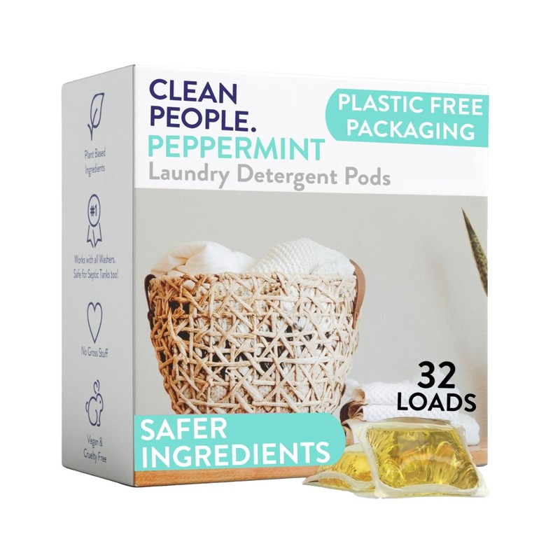 The Clean People Laundry Detergent Pods - Hypoallergenic Laundry Pods