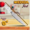 J.H. Company Cuchillo Chef 8 Pulgadas Acero Inoxidable Cocina Hogar