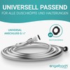 Engelbach® Plastic Shower Hose, 2 m, Shower Hose with Standard