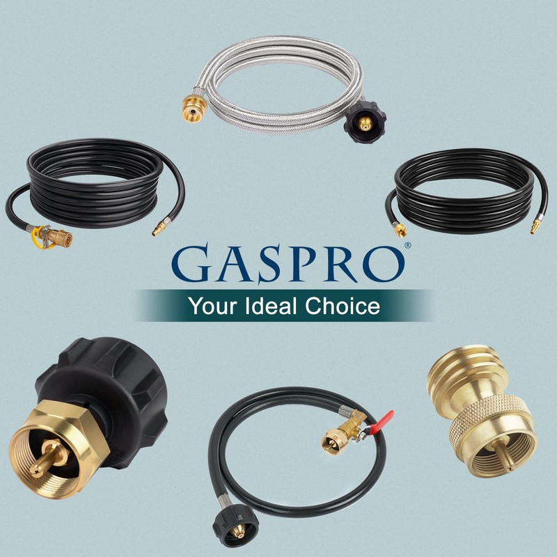 GASPRO 1LB Propane Quick Connect Fitting, 1/4'' Male Quick Connect