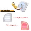 KENRTIR Clear Reverse Backup Light with Gaskets for 1967 1968