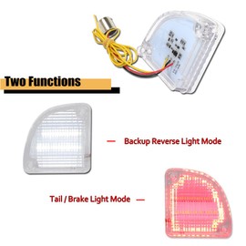 KENRTIR Clear Reverse Backup Light with Gaskets for 1967 1968 1969 1970 1971 1972 Chevy C10 GMC Pickup Truck