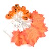 LED String Light Autumn Pumpkin Red Maple Leaves String Light