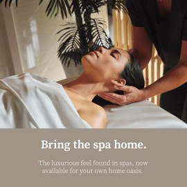 Comphy by Coop SoftSpa Bed Sheet Set of 3 Pieces, Dove Grey Twin, Super Soft Twin Sheets Bed Set, Flat and Fitted, Luxury Spa and Hotel Quality Bed Sheets and Pillowcase Set