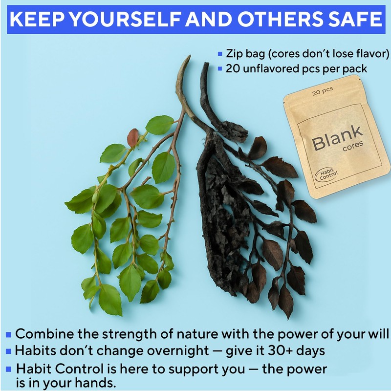 Breathing Necklace Refills - Habit Control Unscented Cores Set -