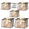 SZXFMY 10 Pack Handbag Storage Organizer Dust Bags Transparent Purse