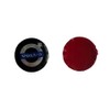 Glossy 3D Logo Car Sticker KeyFob Badge Shinny Button Emblem