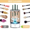 Limpiador De Brochas De Maquillaje, Limpiador Automático De Brochas De