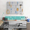 EVERHANGER Metal Pegboard Panels, Heavy Duty Pegboard Wall Organizer, Garage