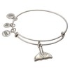 Alex and Ani Whale Tail Charm Bangle