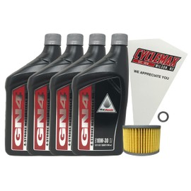 Cyclemax Oil Change Kit compatible with 2006-2014 Honda TRX 680 TRX680 TRX680FA Rincon ATV