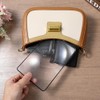 2 Pcs Magnifying for Reading 3X Flexible Plastic Magnifiers Lenses