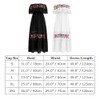 Mexican Dress for Women Floral Embroidered Dress Off Shoulder Long