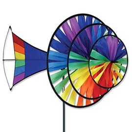 Premier Kites Large Rainbow Triple Spinner
