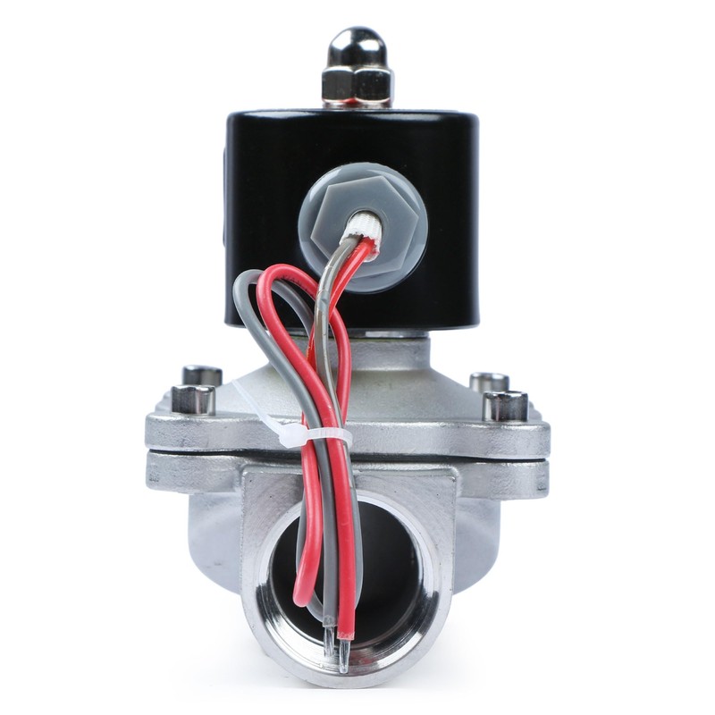U.S. Solid 1" 24V AC Stainless Steel Electric Solenoid Valve