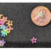Unique Nail Creations STAR HOLLOW~MIX NEON!MULTI SIZES GLITTER~Nail•A
